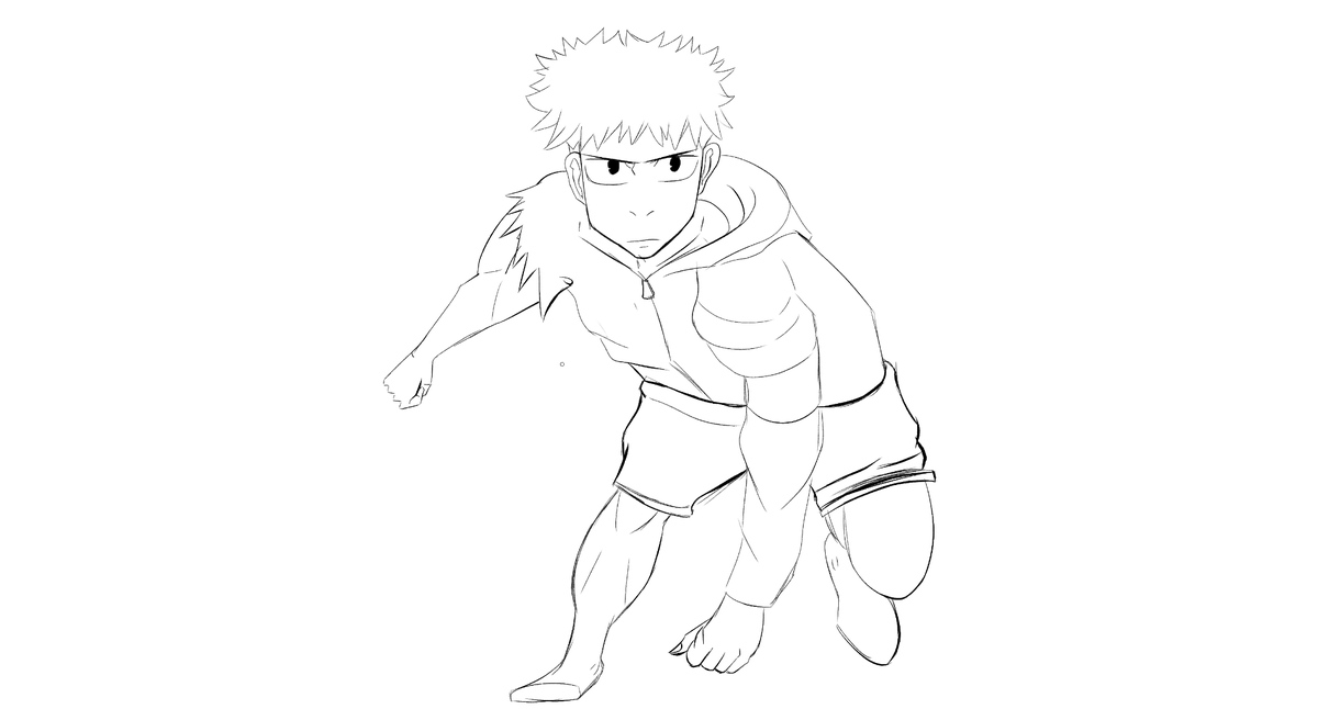 Fallenh31's tweet photo. Yuji itidori is here..... which is better left or right? #drawing #anime #digitalart #art #sketch https://t.co/VBGstKEE1q