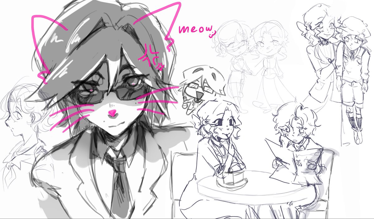 s_mpheus's tweet photo. Bunch of things I drew during these months #IdentityV https://t.co/wA512YV0CW