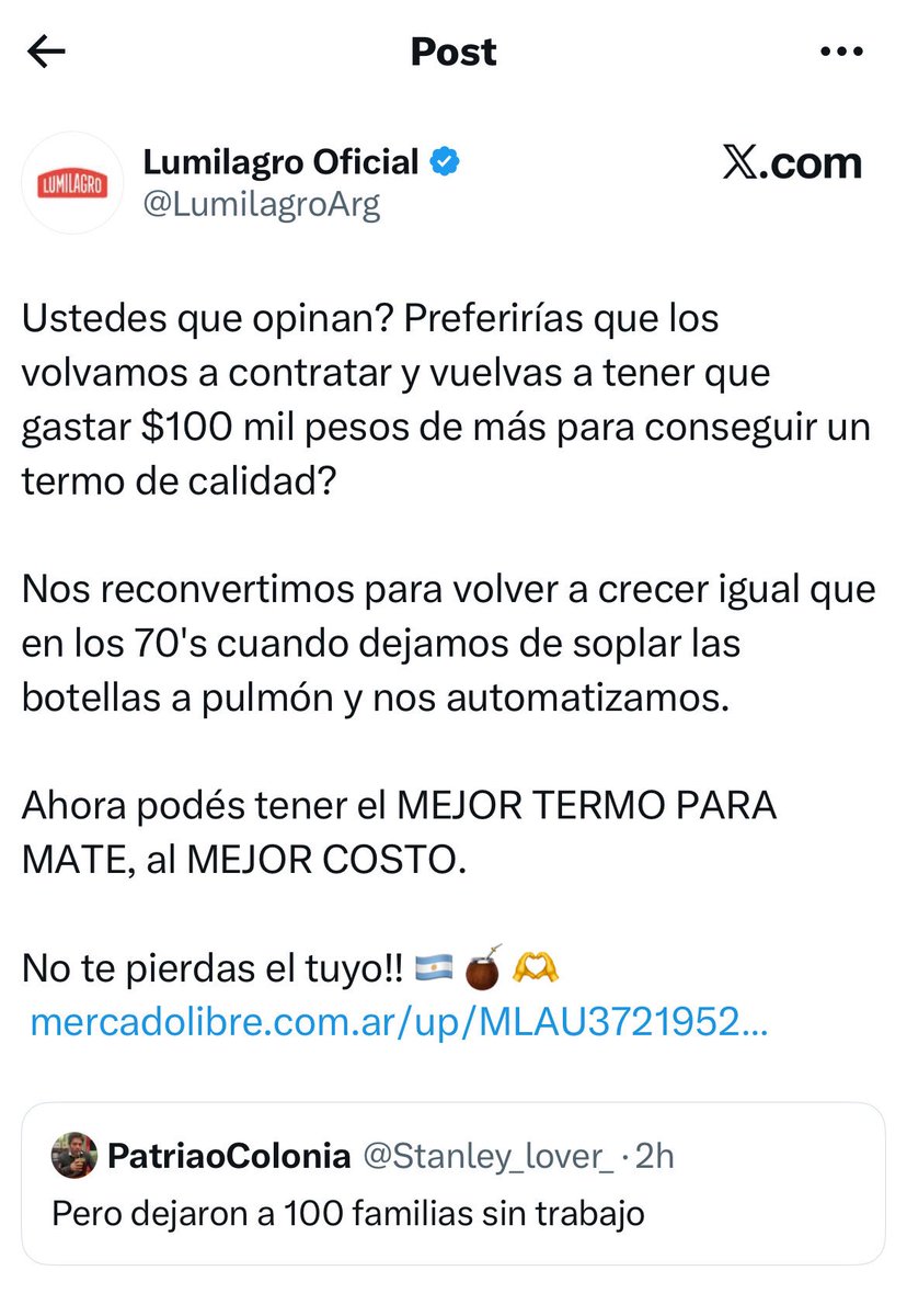 make argentina gay again tweet media