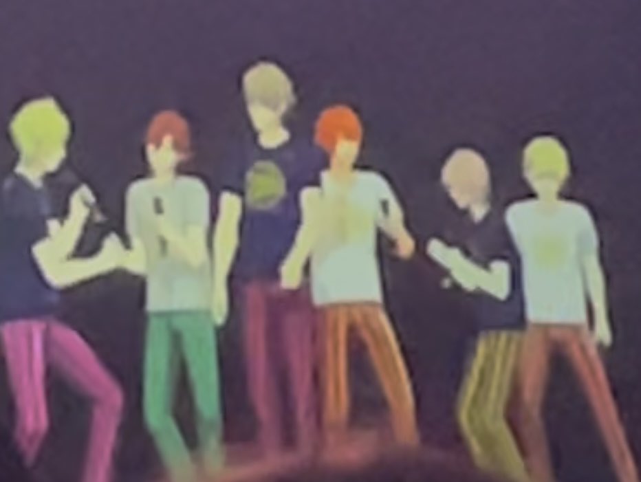 わたしの撮影したぷりらぶはもはやそういう類いの絵画🖼️だったな……
これはおーとりとやまとくん〜見切れなぎくんを添えて〜とみゅーじっく🎶🦯組