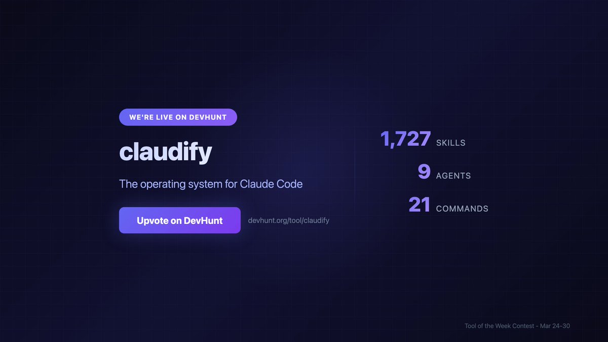 Claudify tweet media