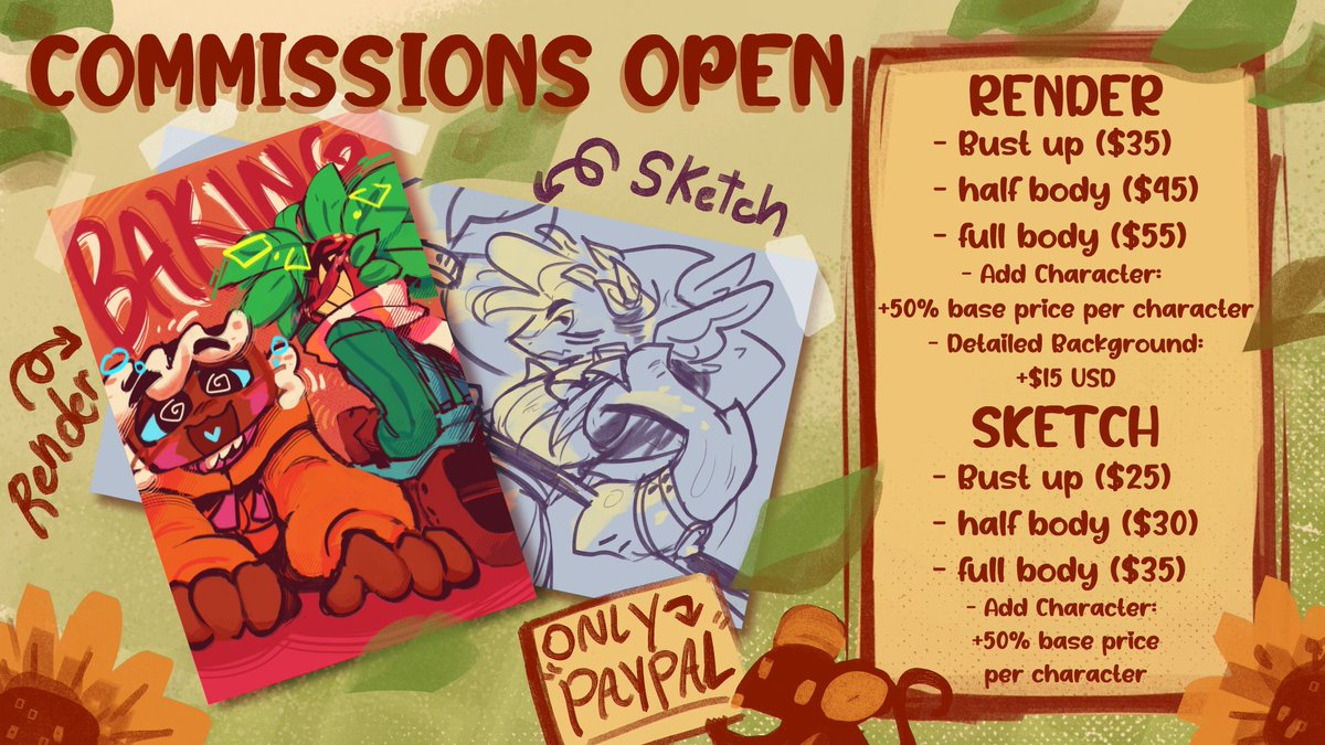 Nico // RAT || COMMISSIONS OPEN !! tweet media