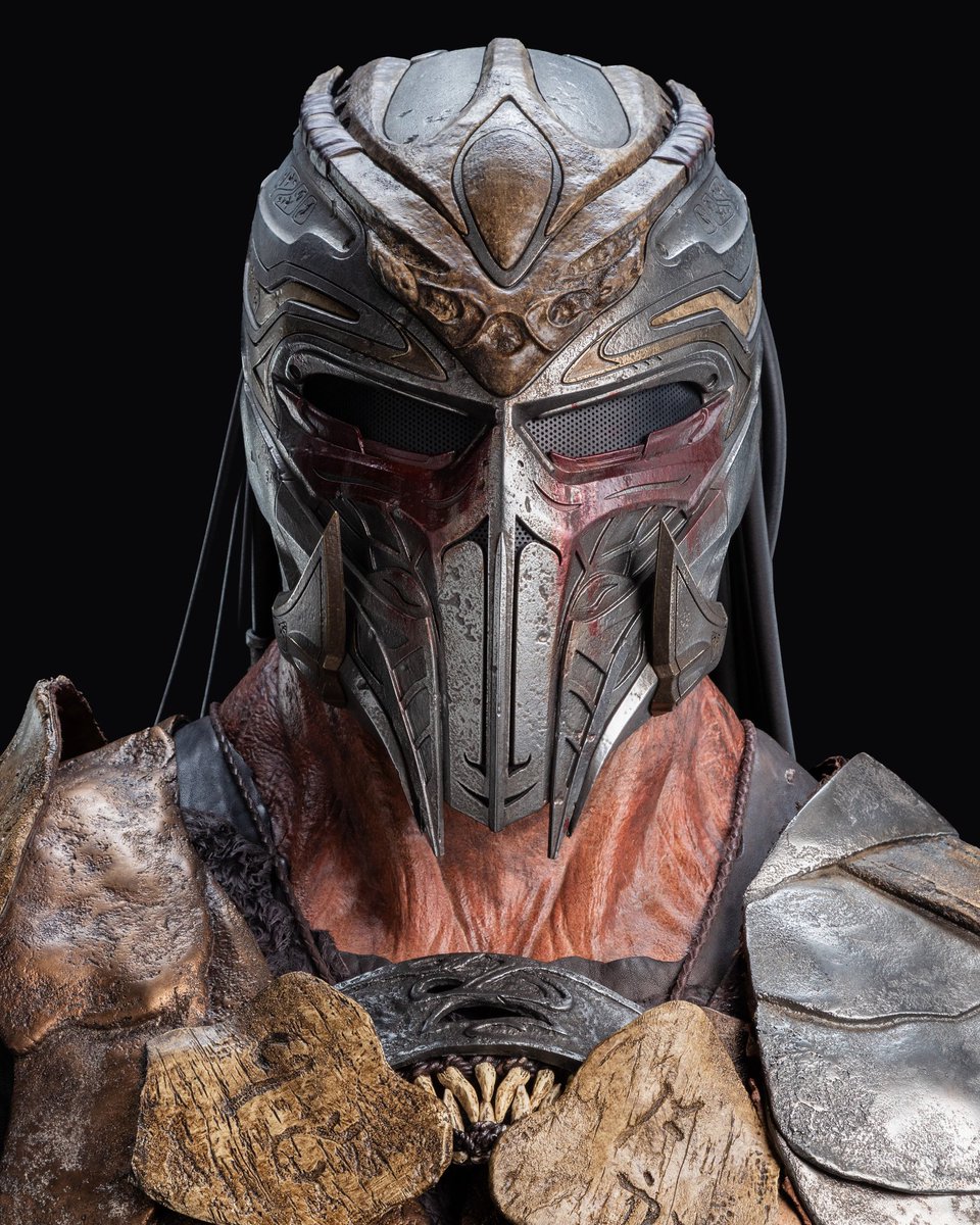 MathewMatangi's tweet photo. Some nice shots of Dek and Kwei’s Biomasks that I modelled for Badlands! Was super fun to make these! #predator #badlands #PredatorBadlands #dek #kwei #biomask #yautja #zbrush #3dprinting https://t.co/rJhym56kqV
