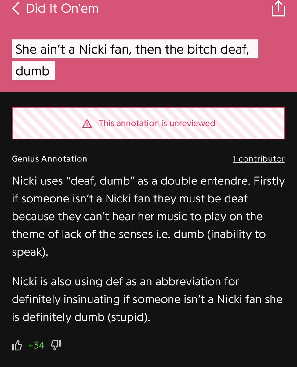 omg i had no clue this was a double entendre-

THEN THE BITCH DEF(INITELY) DUMB.