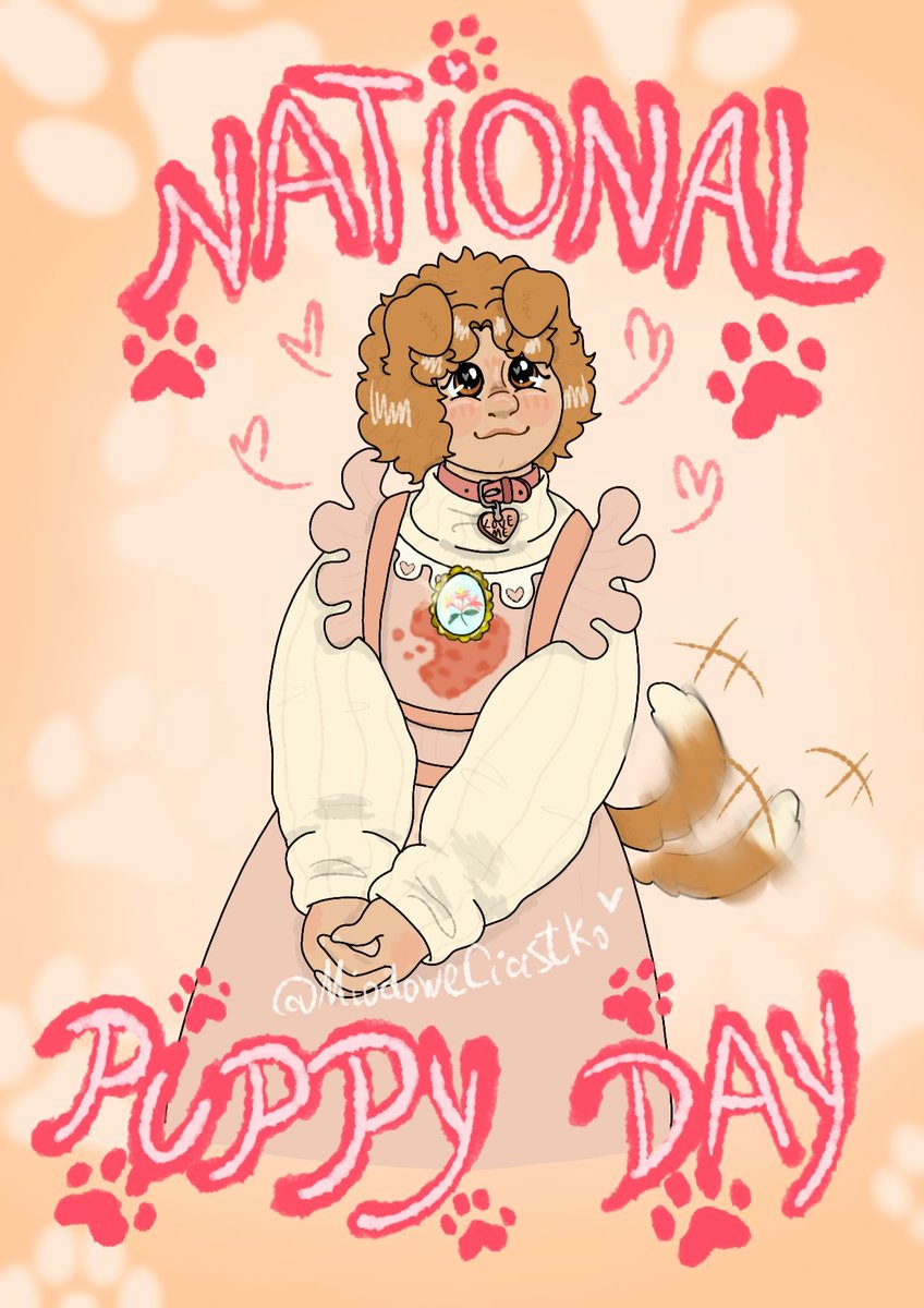 🌻/Happy National Puppy Day from the Puppy Girl💕

#dateeverythingcrumbellecookie