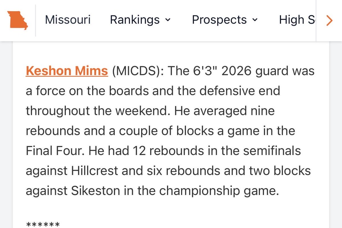 Keshon Mims tweet media