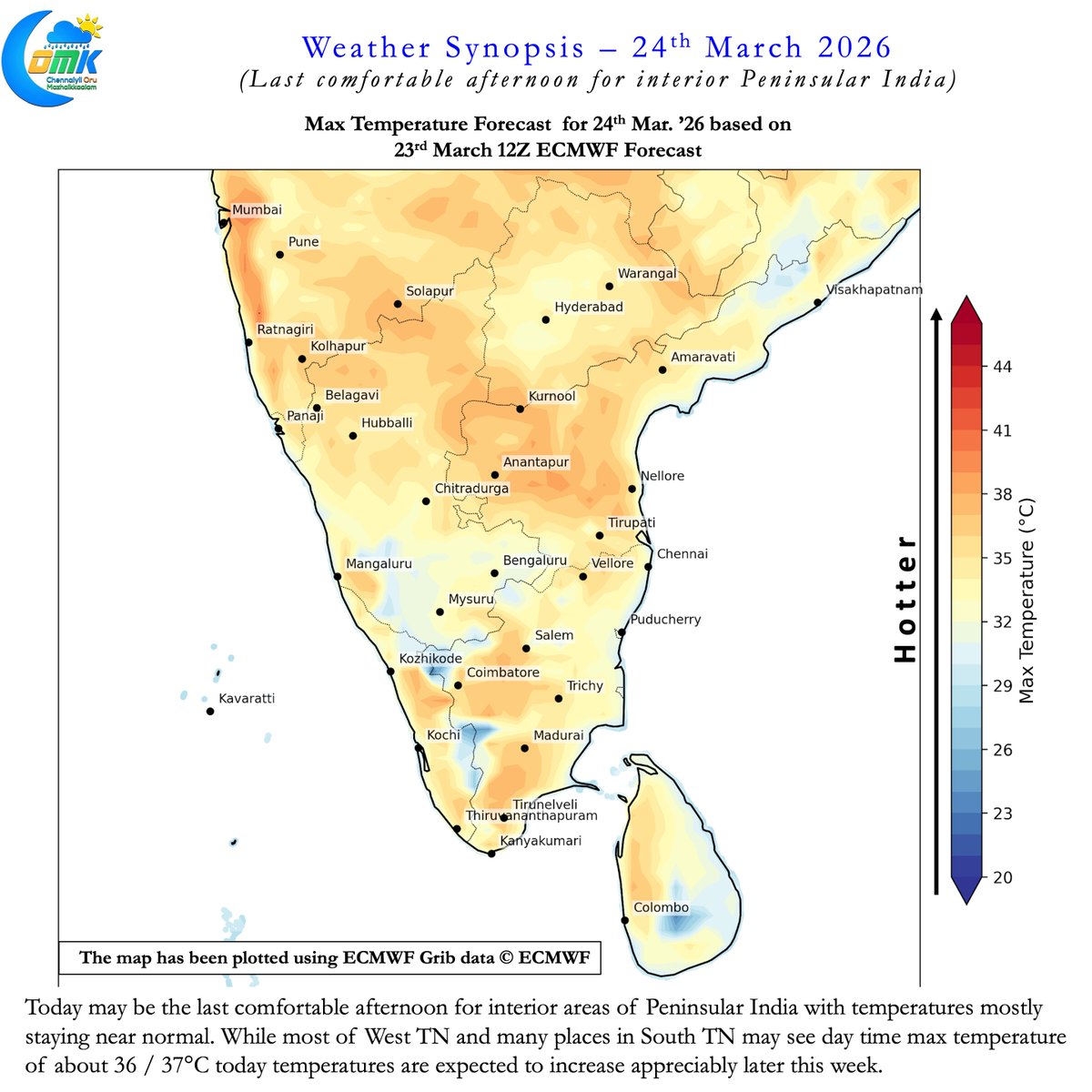 Chennai Rains (COMK) tweet media