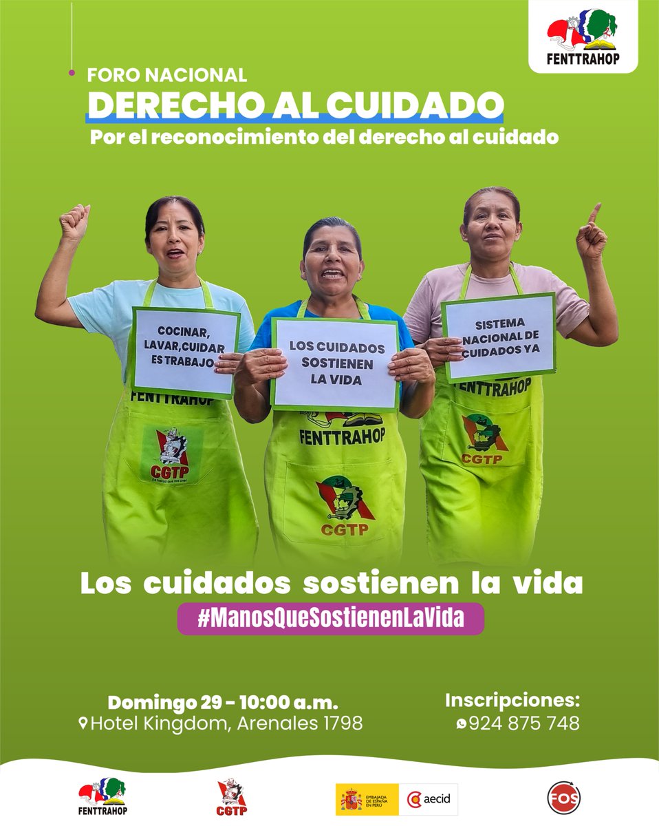 FENTTRAHOP Federación Trabajadoras del Hogar Perú tweet media