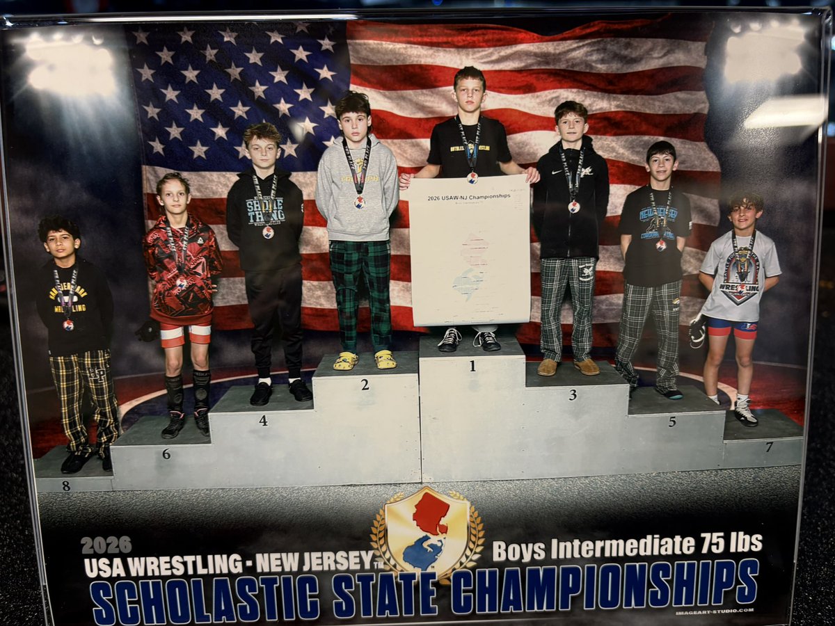 Colton takes 4th at the 2026 NJ State Tournament and becomes a 3x state placer! <a href="/VMMSMustangs/">Veterans Memorial Middle School</a> <a href="/ShoreThingWC/">Christy Santaniello</a> <a href="/BWCMatRats/">Brick Wrestling Club</a>