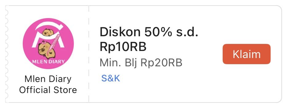 Info Diskon dan Promo tweet media