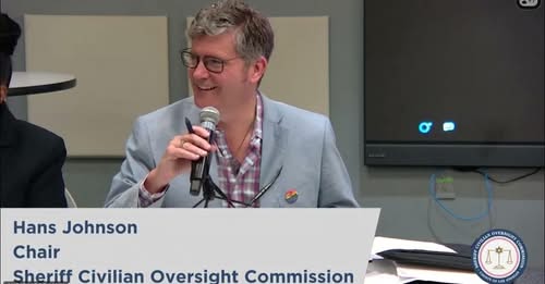 LA County Sheriff Civilian Oversight Commission tweet media