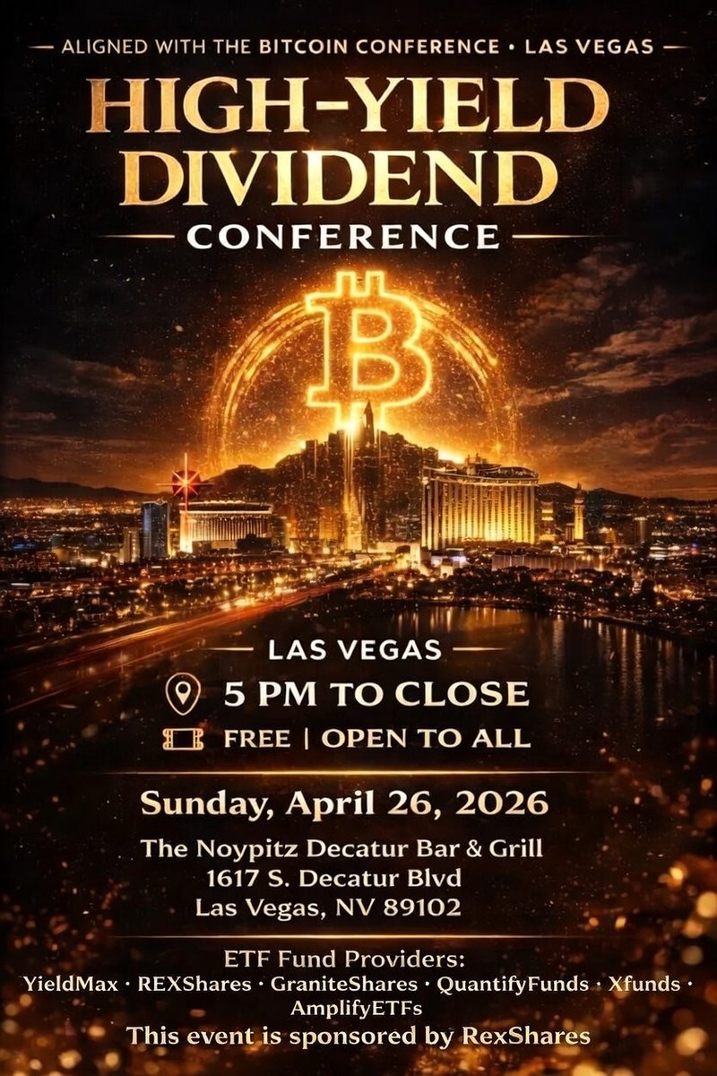 hydwarriors's tweet photo. The High-Yield Dividend Conference is where income investors, fund managers, and content creators converge: @YieldMaxETFs @TuttleCapital @graniteshares @REXShares @quantifyfunds @XFunds_ @AmplifyETFs https://t.co/L7LKDTANb7