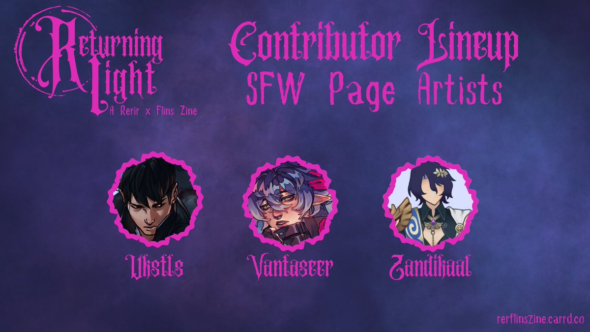 Returning light - a Rerflins Zine tweet media