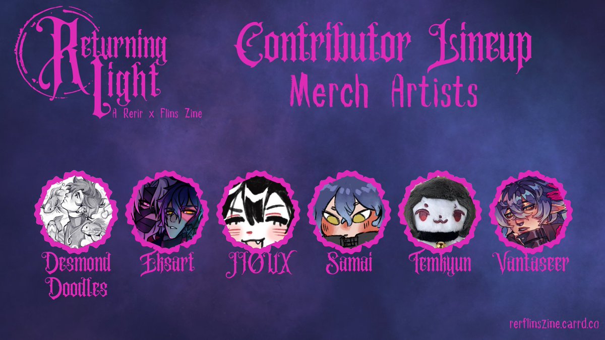 Returning light - a Rerflins Zine tweet media