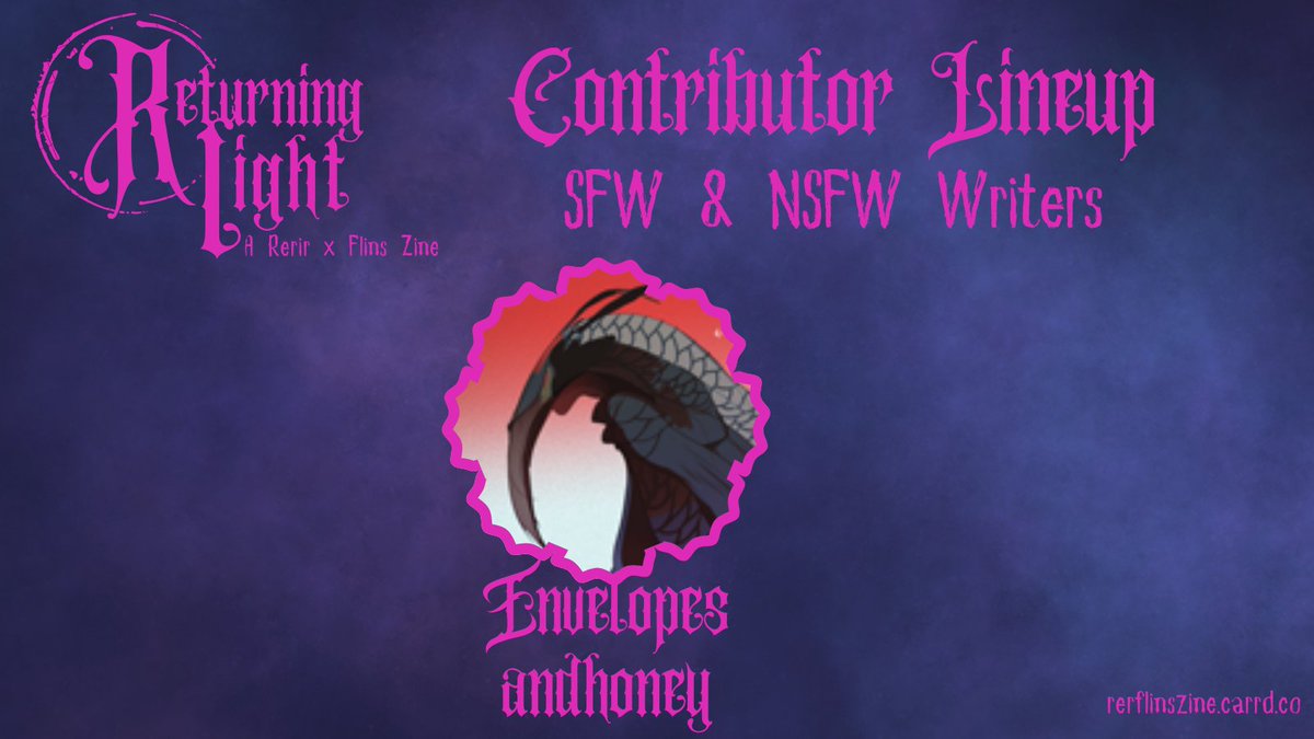 Returning light - a Rerflins Zine tweet media
