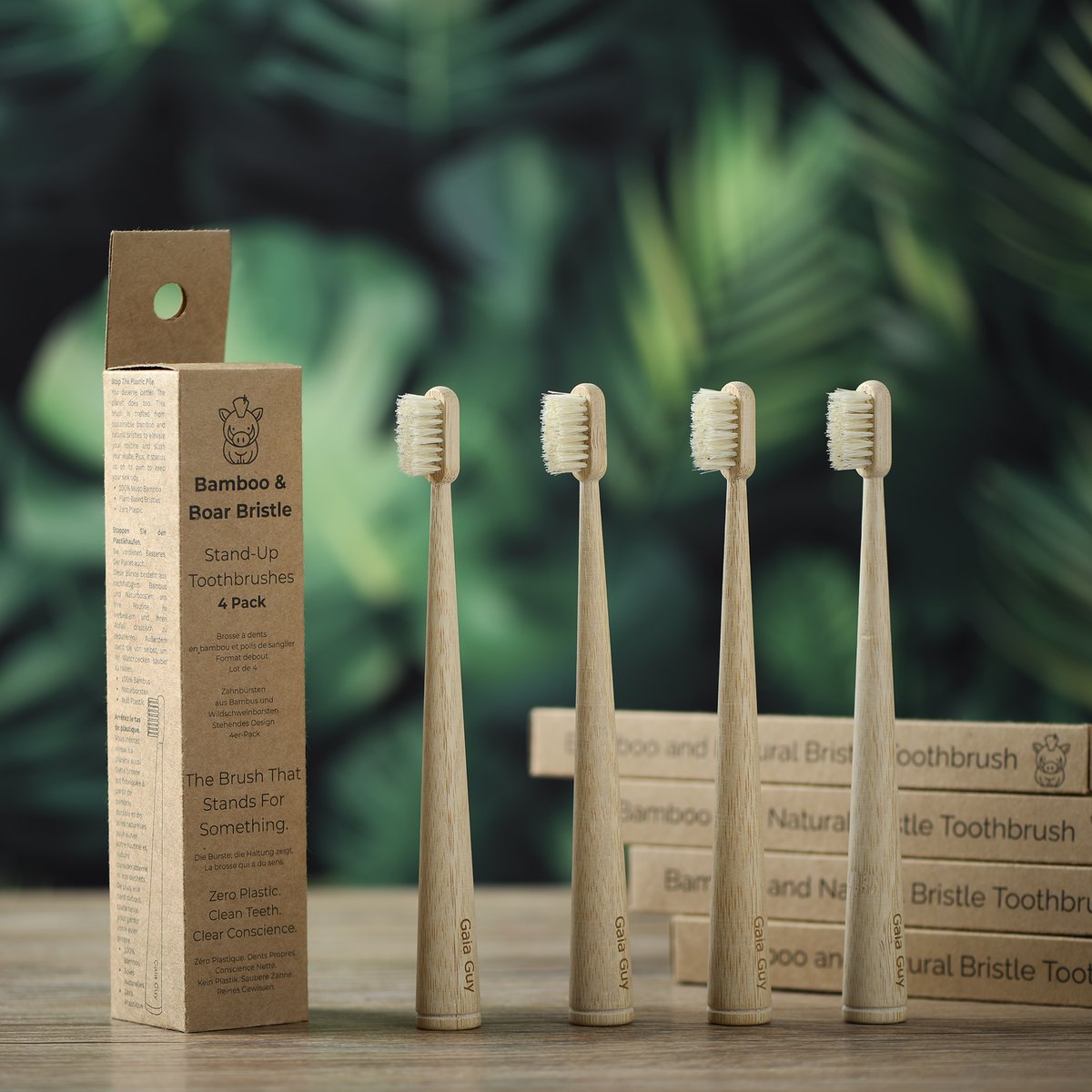Stop brushing with plastic. 🪥 Period.

Traditional nylon bristles are petroleum-based and can feed you microplastics every single day. It’s time to ditch the BPA, PFAS, and endocrine disruptors for a truly natural clean. 🧵👇 
CODE: standup25 gaiaguy.com/discount/stand…