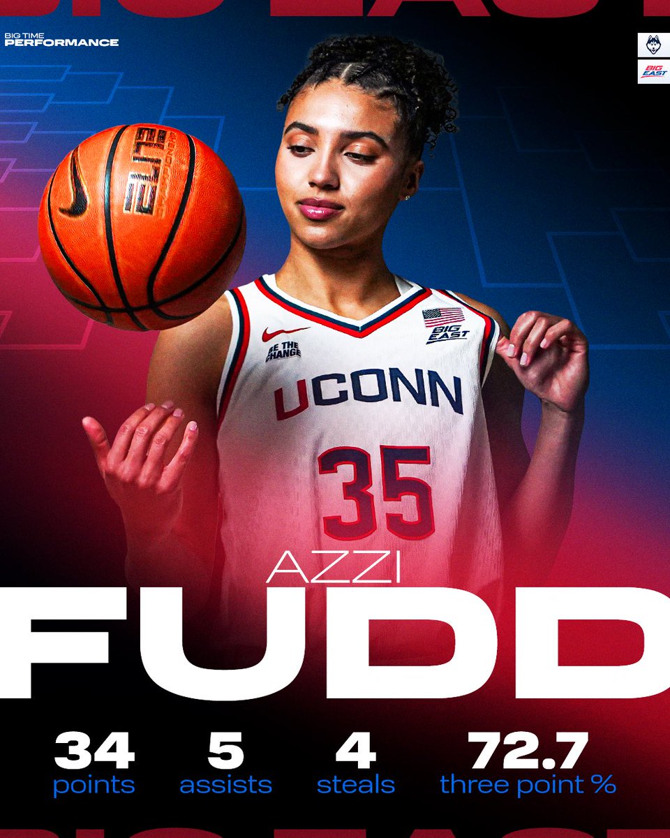 You’ll never forget where you were when you watched Azzi Fudd’s final game at Gampel. 👑
