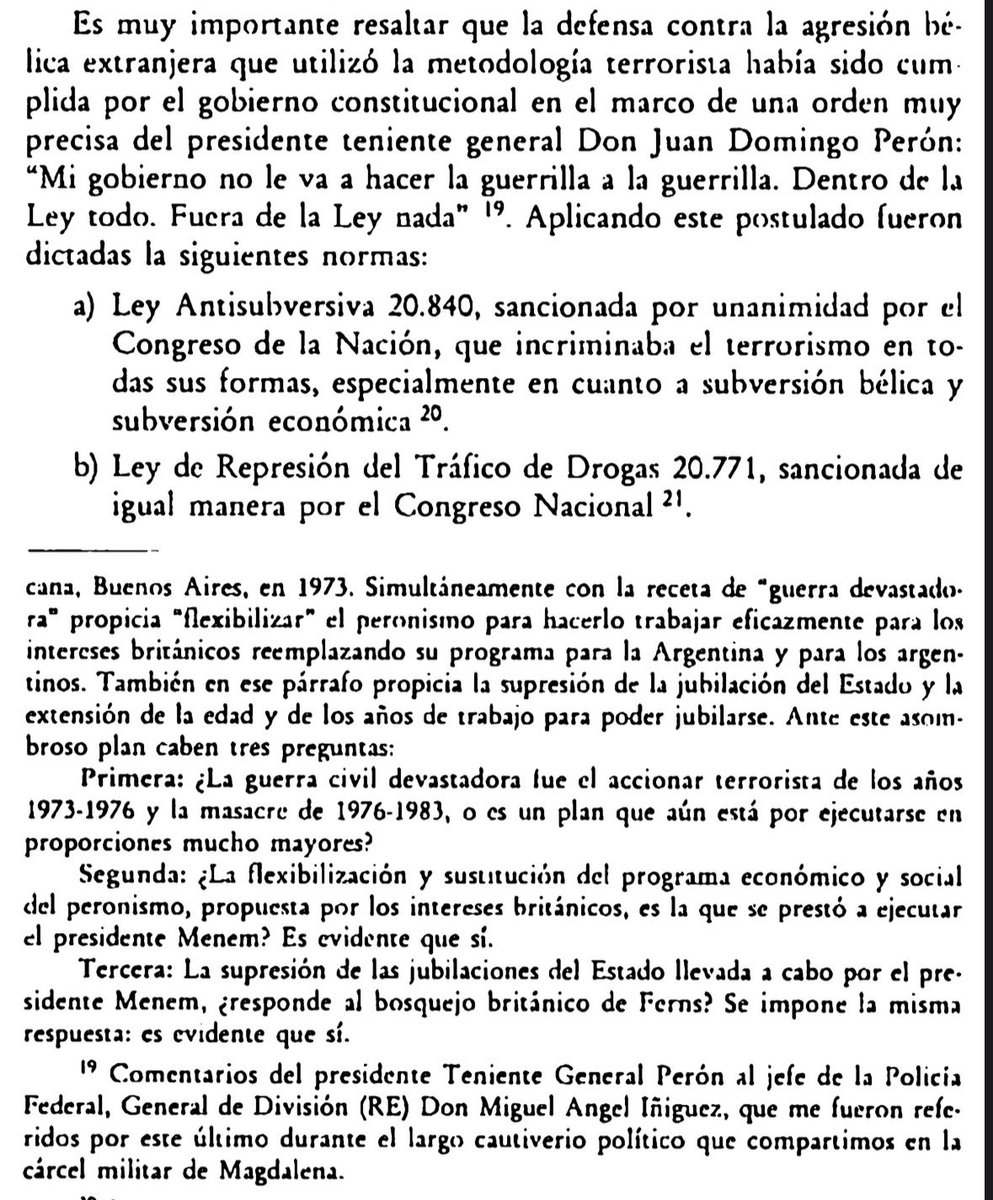 Por si les cabe alguna duda, el golpe se hizo para resguardar los intereses Británicos en nuestra Patria.