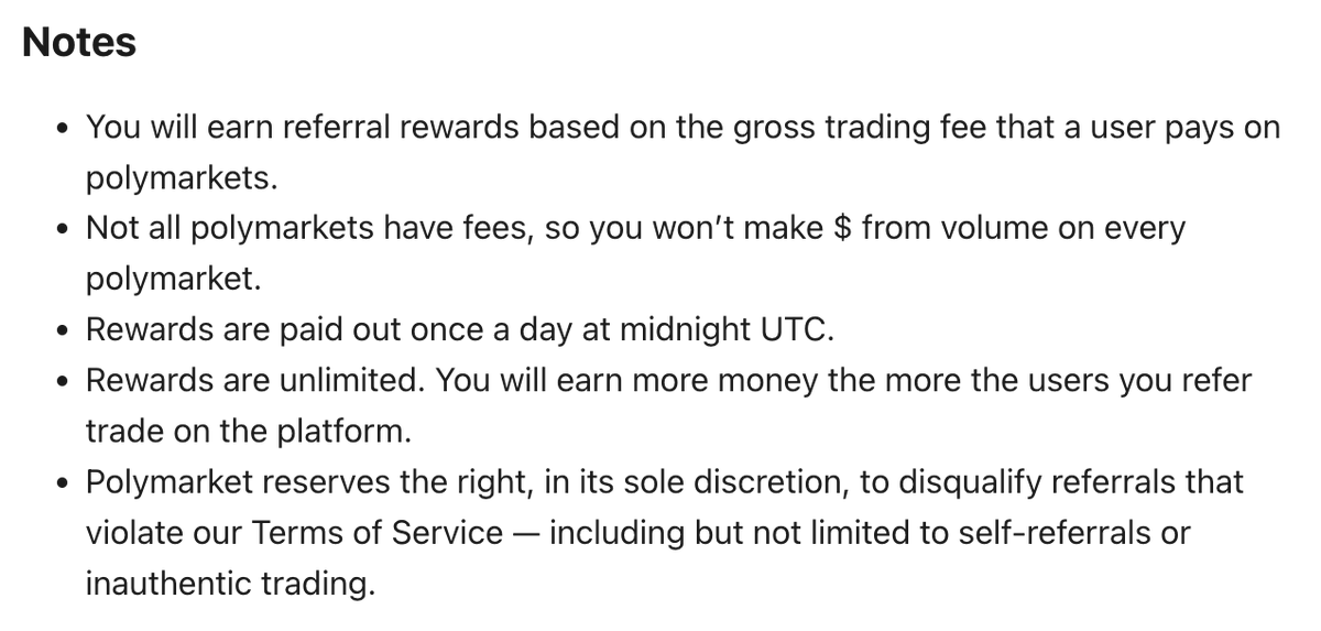 Polymarket just launched a Referral Program for all traders

Check it here: polymarket.com/?r=explore

This is the update that changes how prediction markets grow

Before: Polymarket scaled through ads and organic discovery

Now: every trader with $10k+ in volume becomes a