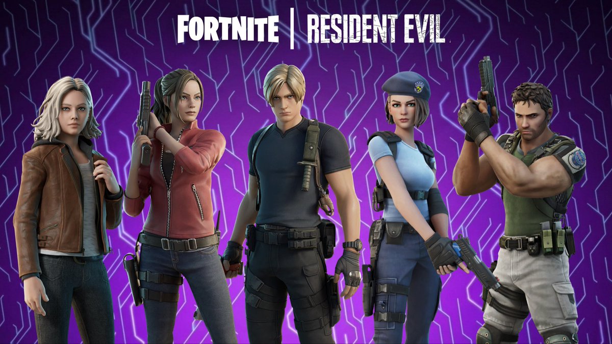 capybaraaaaao's tweet photo. @Fortnite Oh, breaking news: you still haven't brought the Resident Evil skins back to the shop 🤔 https://t.co/Ss3z0KGok2