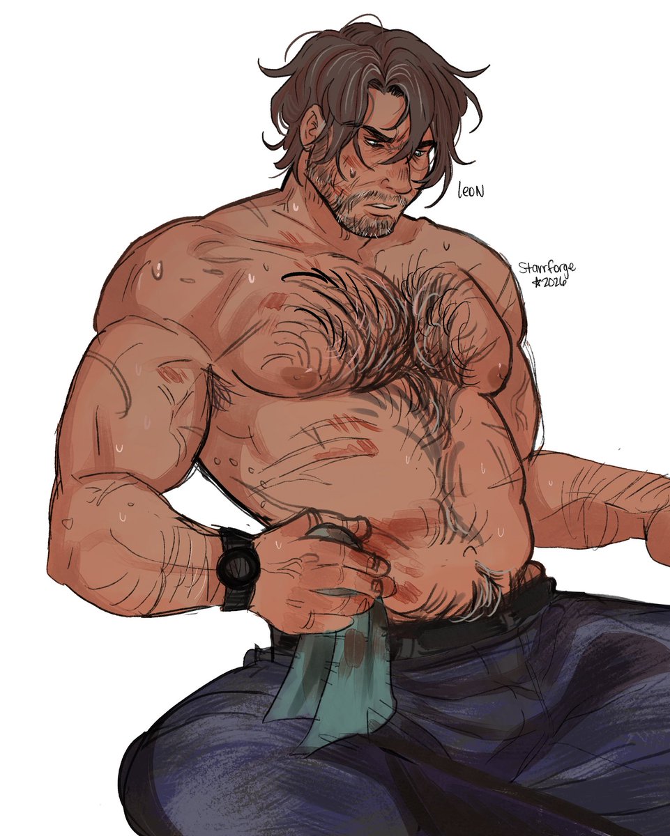 Starrforge's tweet photo. He’s hot now…. #residentevil #Leonkennedy https://t.co/UpJXadhbO8