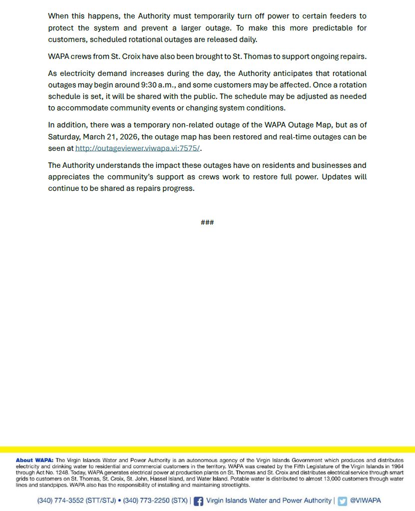 Virgin Islands Water & Power Authority tweet media