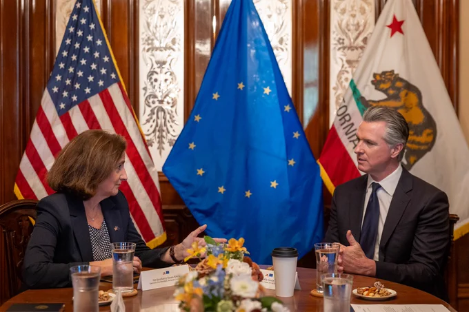 Governor Newsom and European Commission Executive Vice President Teresa Ribera affirm their shared commitment to climate action from both California and the European Union.