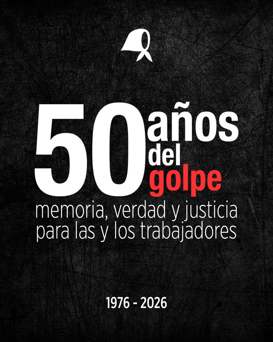 caortega64's tweet photo. A #50AñosDelGolpe, la memoria es presente y es futuro. https://t.co/uhRcKnCCc5