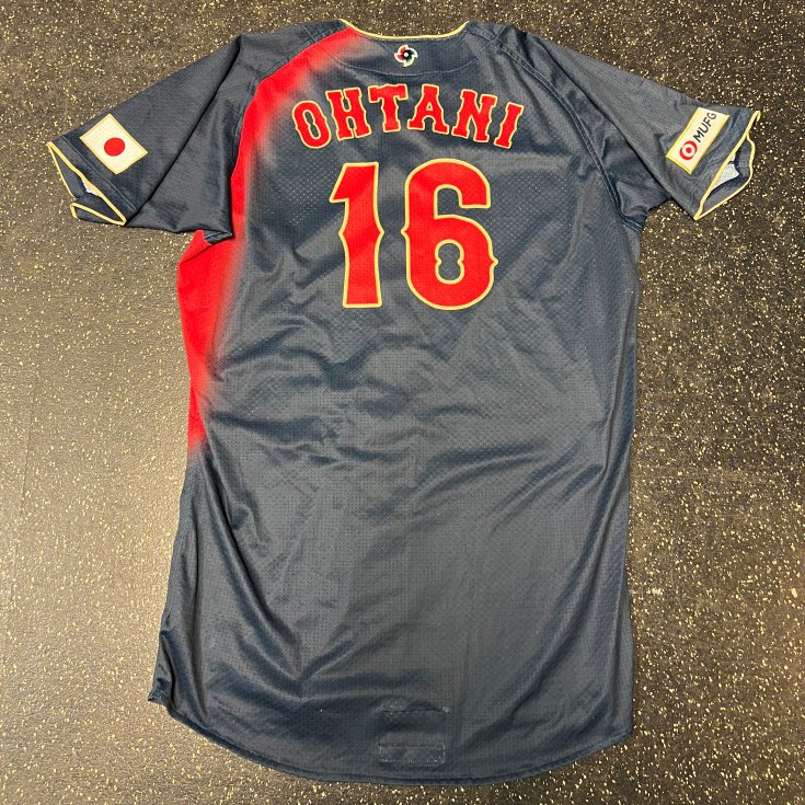 This game-worn Shohei Ohtani jersey from this year s World Baseball Classic sold for 1,500,010