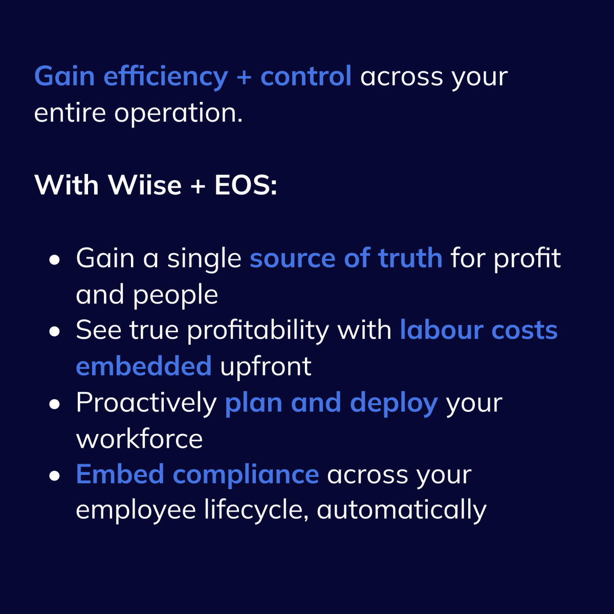 wiiseaus's tweet photo. We're excited to announce our integration with Employment Hero's Employment Operating System (EOS)! Together, Wiise + EOS provide a complete operating core, uniting finance, operations and people.

➡️ Learn more about how the integration works at https://t.co/6PC1zqUewk https://t.co/Jv7Xa6DrMY