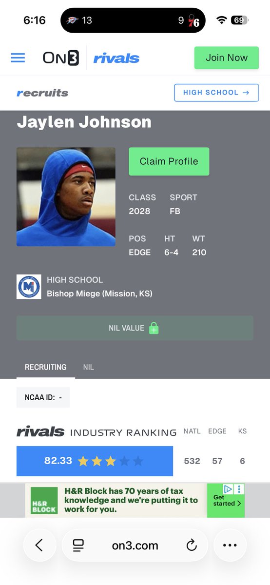 Jaylen Johnson tweet media