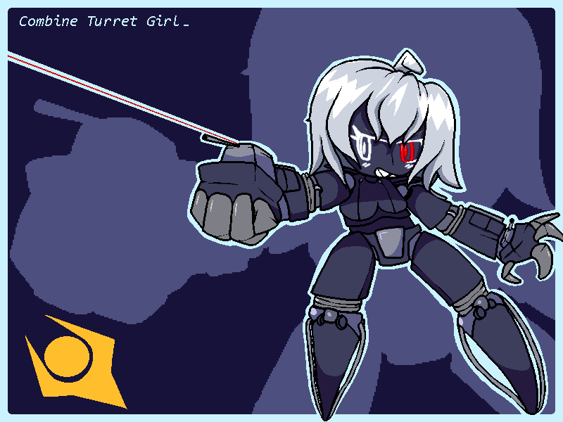 Ghostly_Funky28's tweet image. Combine.Turret.Girl.

Design by: @xinus22 
#halflife2 #Combine