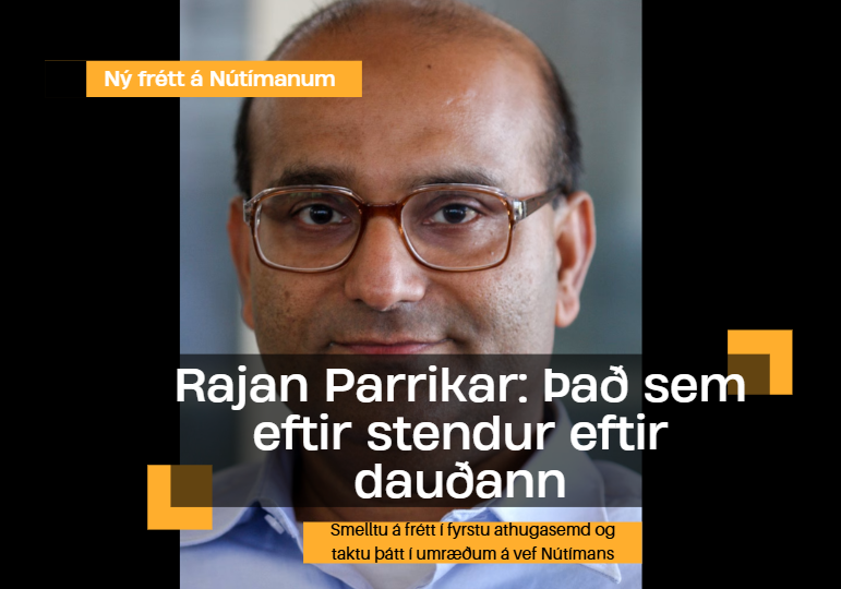 Nútíminn tweet media