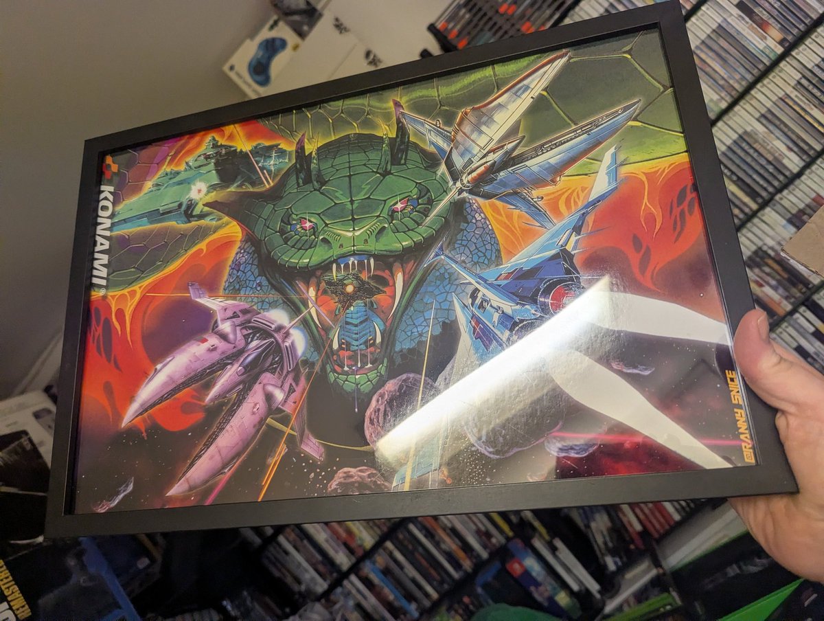 RannySnice's tweet image. I'm bundling my framed #salamander-#Gradius #Konami mashup bad boy along with some #Zaparoo cards for an awesome customer who's been following me since pretty much the beginning. Thank you brother! I might have tossed in something extra.😉🤜🏻🤛🏻