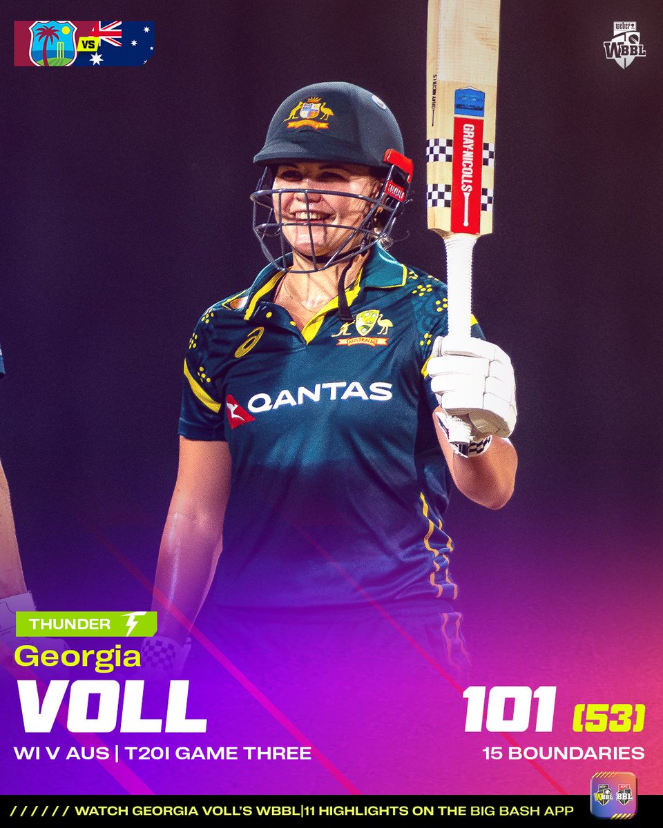Weber Women's Big Bash League tweet media