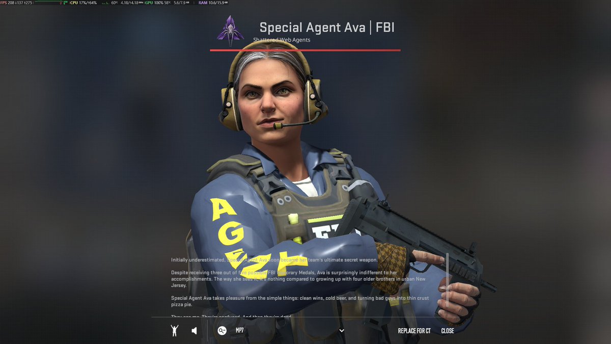 Deformed_SAS's tweet photo. I'm kinda pissed that someone at valve decided to reuse the same texture container for ava's body.. I converted the FBI variant D body texture to use PBR, and noticed ava looks like this now.. Seriously? https://t.co/hcDTMQLsLU