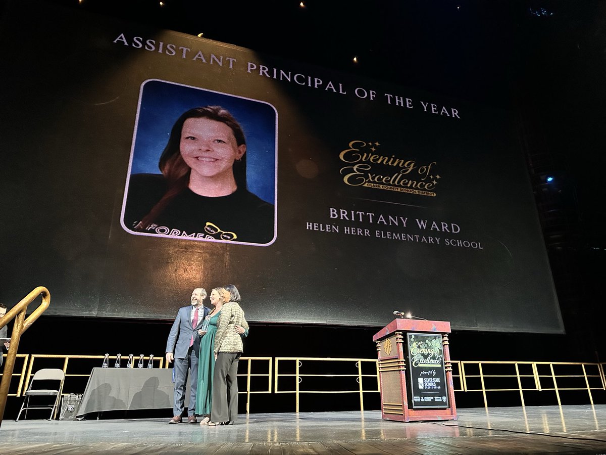 ClarkCountySch's tweet photo. The 2026 Assistant Principal of the Year is Ms. Brittany Ward from Helen Herr Elementary School! 

Ms. Ward builds relationships with staff, students and families that her school serves. 

Congratulations on this well-deserved recognition! https://t.co/PwDDhCW8cw