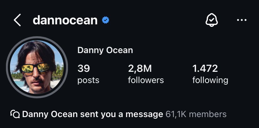 Access Danny Ocean tweet media