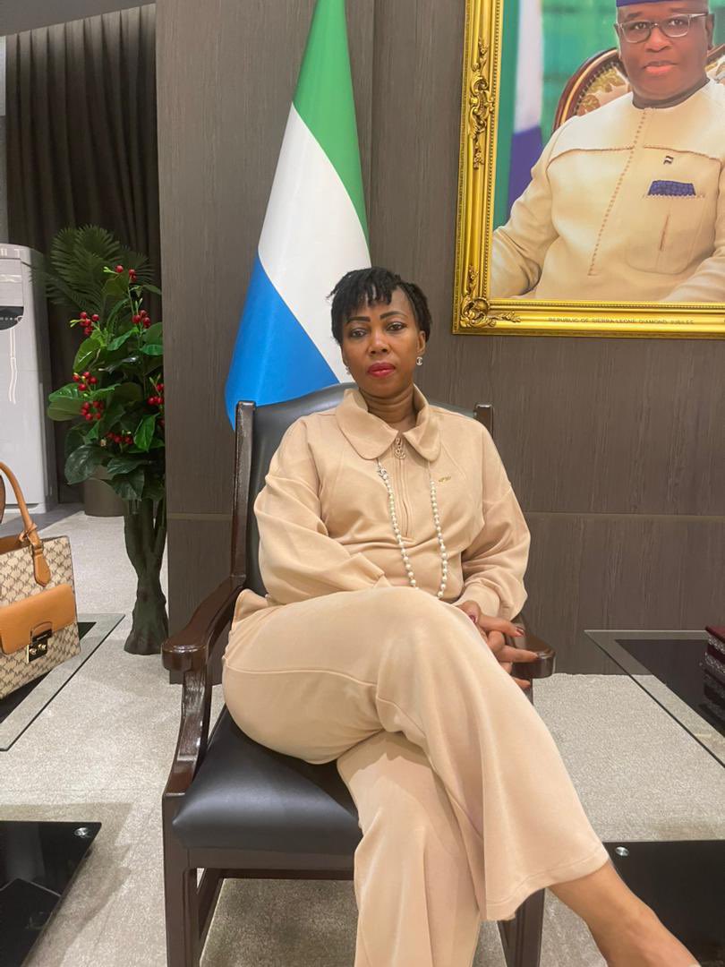 H. E.  Fatima Maada Bio tweet media