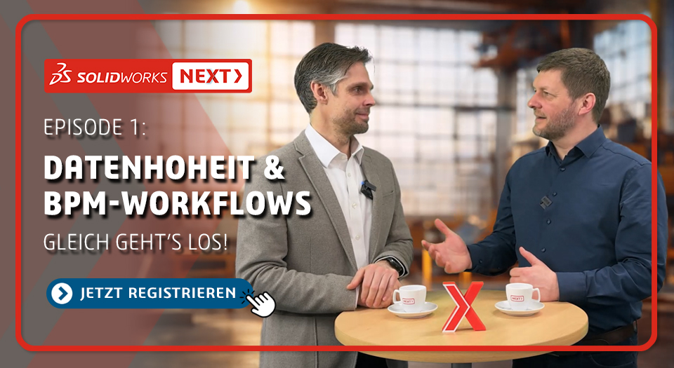 🔔 Heute ist es soweit: SOLIDWORKS NEXT startet!

Um 10:00 Uhr geht unsere neue Tech-Show SOLIDWORKS NEXT live – rund um moderne Engineering-Prozesse mit #SOLIDWORKS.

📅 Heute, 24.03.26 | ⏰ 10:00 Uhr

🚀 Jetzt noch anmelden und dabei sein. ▶️ go.solidworks.com/wGY