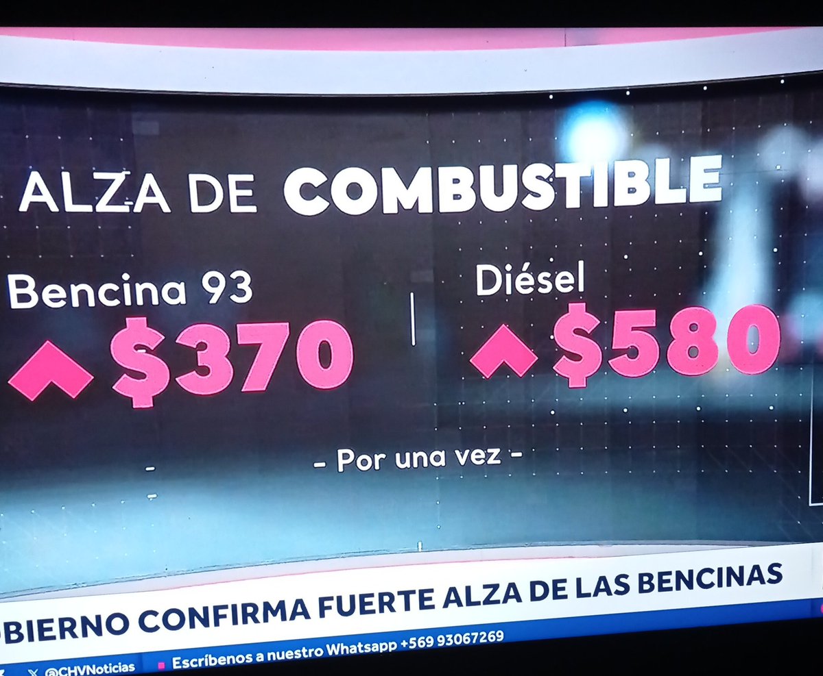 andres20ad's tweet photo. El gremio de buses advirtió que subirán los pasajes a $2000 pesos por cada $100 pesos de alza del diesel. El gobierno de derecha piensa subir el diesel a $580 pesos. Eso significa que el pasaje subirá más de $11000 pesos. Agradezcan a los imbéciles que votaron por Kast.
#bencina https://t.co/Dka5sAPuJr