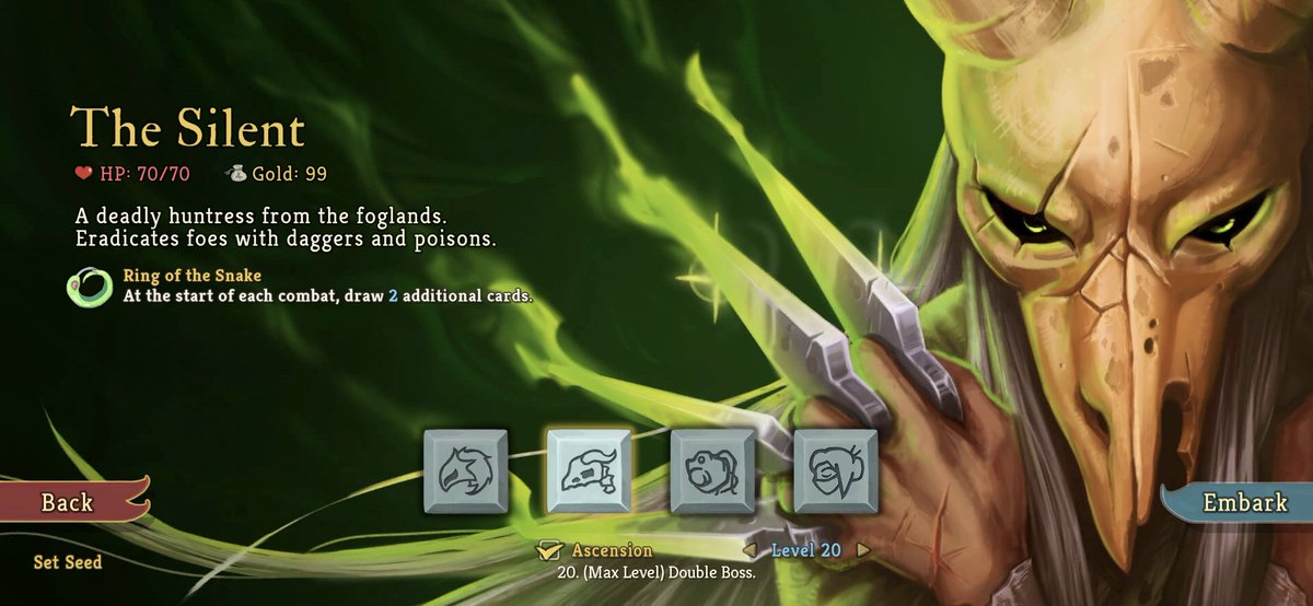 JeezPlaying's tweet photo. Two down... two more to go... #slaythespire who wants to play multi-player with me for STS2? https://t.co/SXxkB7Om7a