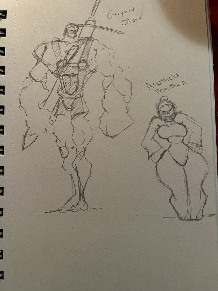Kowhdee's tweet photo. @tasyakura_art Some sketches from a comic I am working on. https://t.co/WEpdyO6Q8l