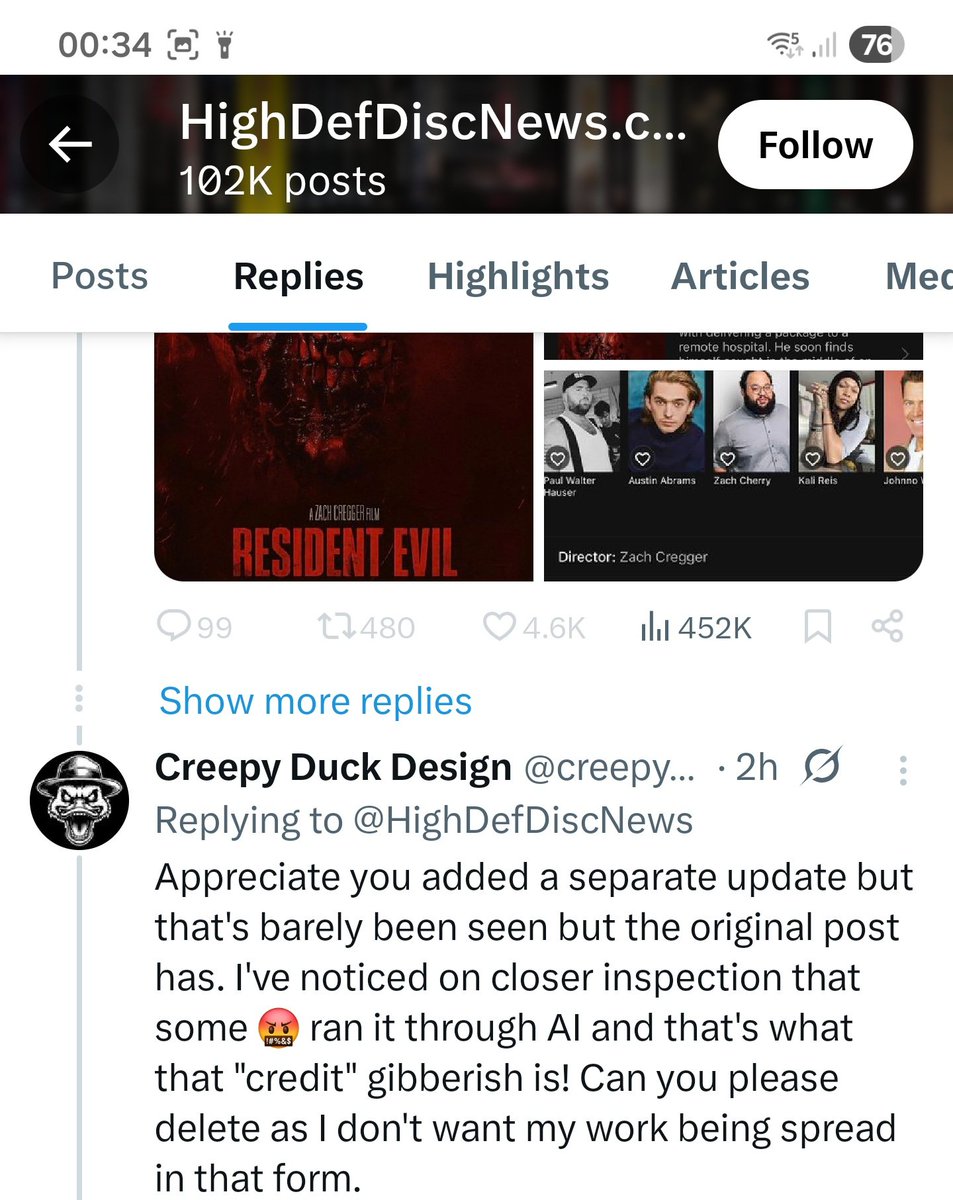 Creepy Duck Design tweet media