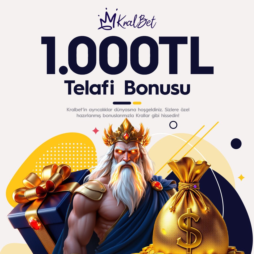 KRALBET'TEN HERKESE 1000 TL TELAFİ BONUSU!👑

5 Kez Art Arda Yatırım Yap! 6. Yatırımın 1000TL #Kralbet'ten Hediye!🎁

⚡️ Tüm yatırım yöntemleri için geçerlidir.

👤7/24 Günlük üst limitsiz çekim fırsatıyla hızlı ve güvenli oyunun tadını çıkar!❤️

#TelafiBonusu #eniyiba...