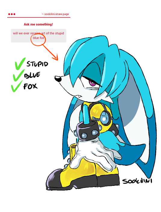 sookilini's tweet photo. him? #kitsunami #sonicthehedghog https://t.co/Xe3xGZX76F