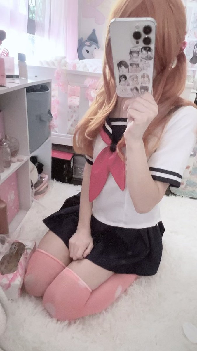 tiniipwaws's tweet image. i havent cosplayed osana in so long #yansim #cutecore #egirl