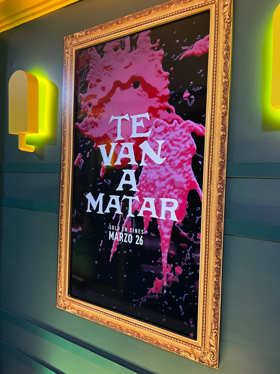 🎬 ¡Estuvimos presentes en la función de prensa de #TeVanAMatar! 👁️🩸🔪
¡Estrena este 26 de marzo en los cines!  👹

Muchas gracias a <a href="/WBPictures_Mx/">WB Pictures México</a> y <a href="/dosD3MX/">dosD3</a> por la invitación 💜

<a href="/theywillkill/">They Will Kill You</a>