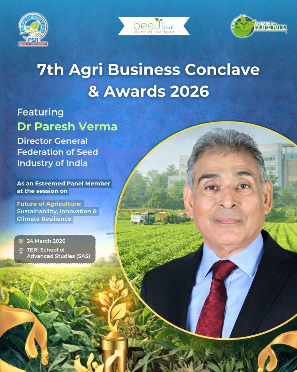 Federation of Seed Industry of India (FSII) tweet media