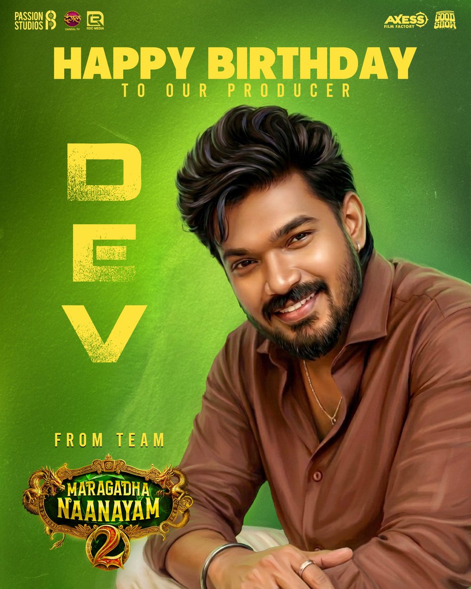 ramk8059's tweet image. Happy Birthday #Dev 🎉✨

Wishing you a fantastic year ahead filled with success, happiness, and blockbuster moments 🤝🔥
Keep winning and keep shining 💯

#HBDDev 🎂